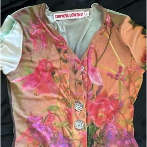 Chopova Lowena top is L bottom is XL worn only 1 time